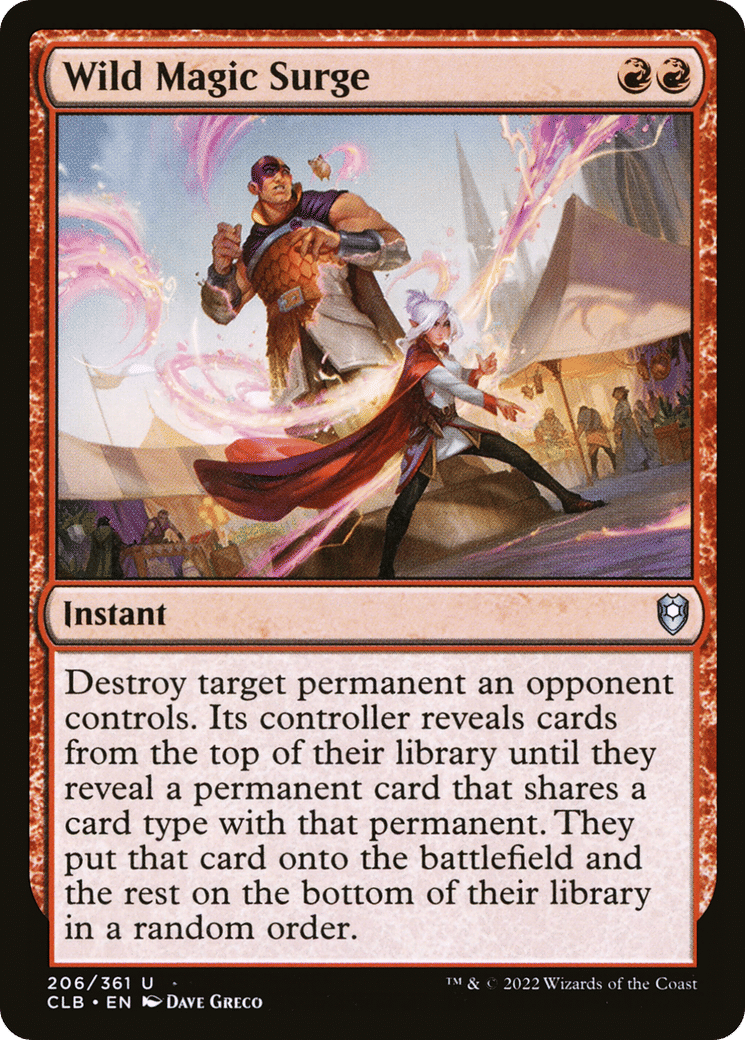Wild Magic Surge — Commander Legends: Battle for Baldur's Gate — Magic: The Gathering