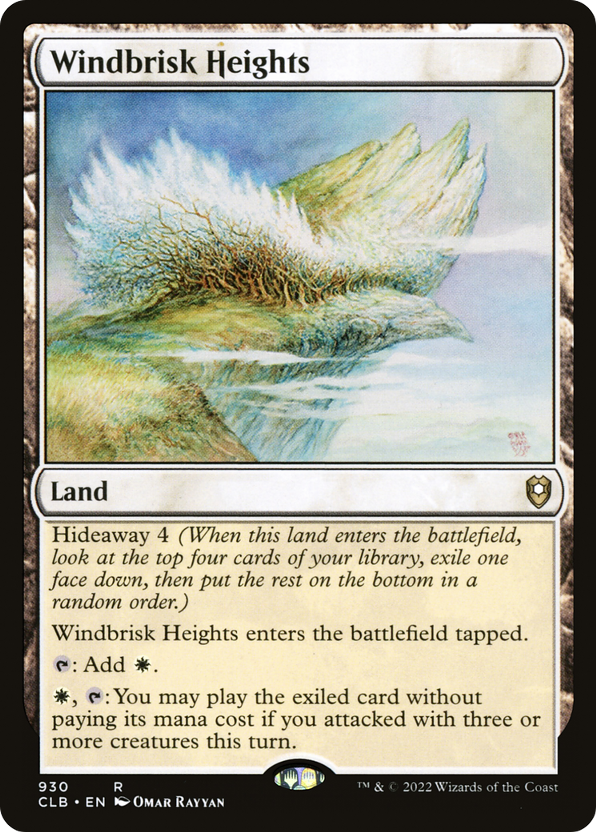 Hauts de Ventabrupt — Commander Legends: Battle for Baldur's Gate — Magic: The Gathering