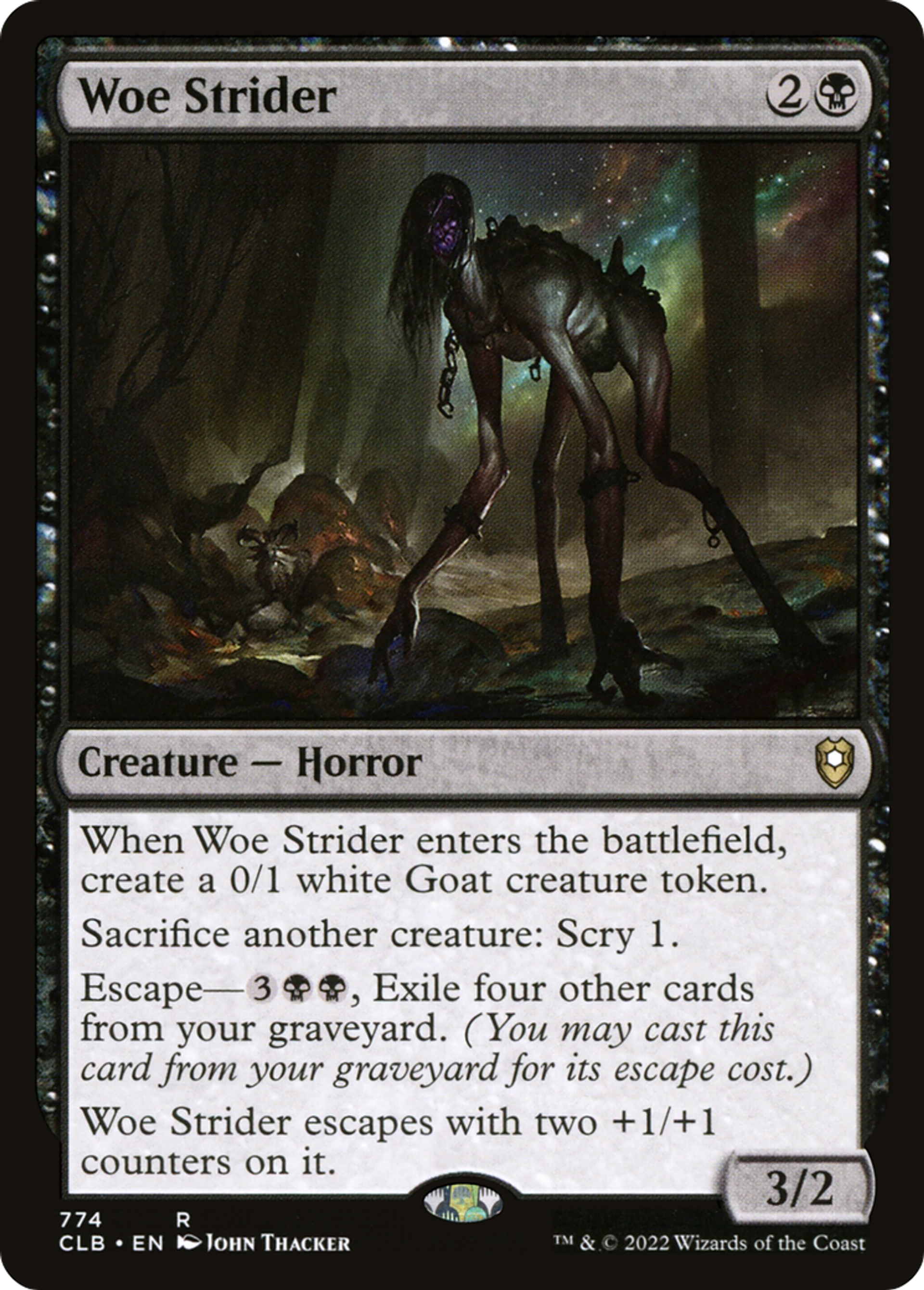 Woe Strider — Commander Legends: Battle for Baldur's Gate — Magic: The Gathering