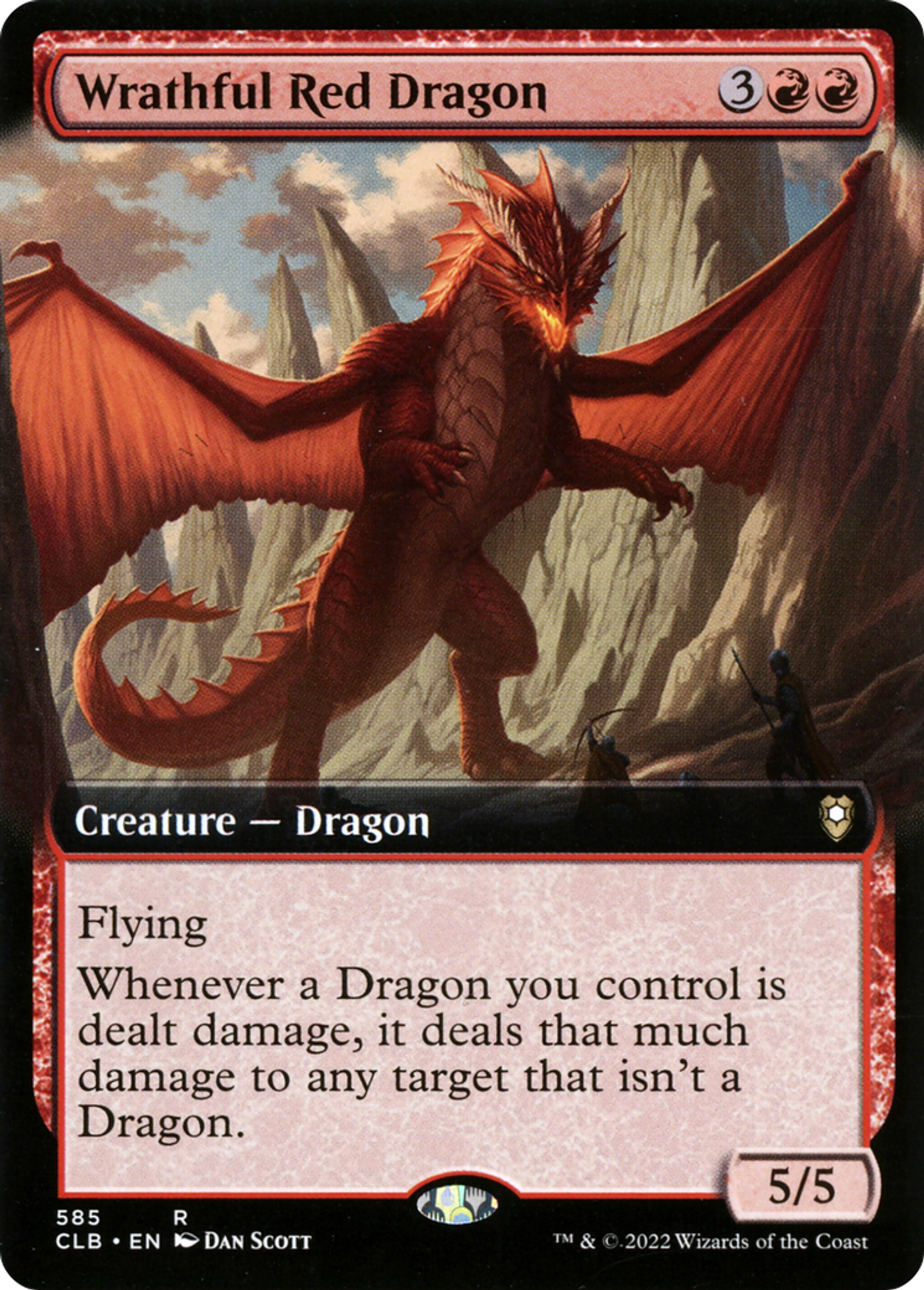 Wrathful Red Dragon — Commander Legends: Battle for Baldur's Gate — Magic: The Gathering