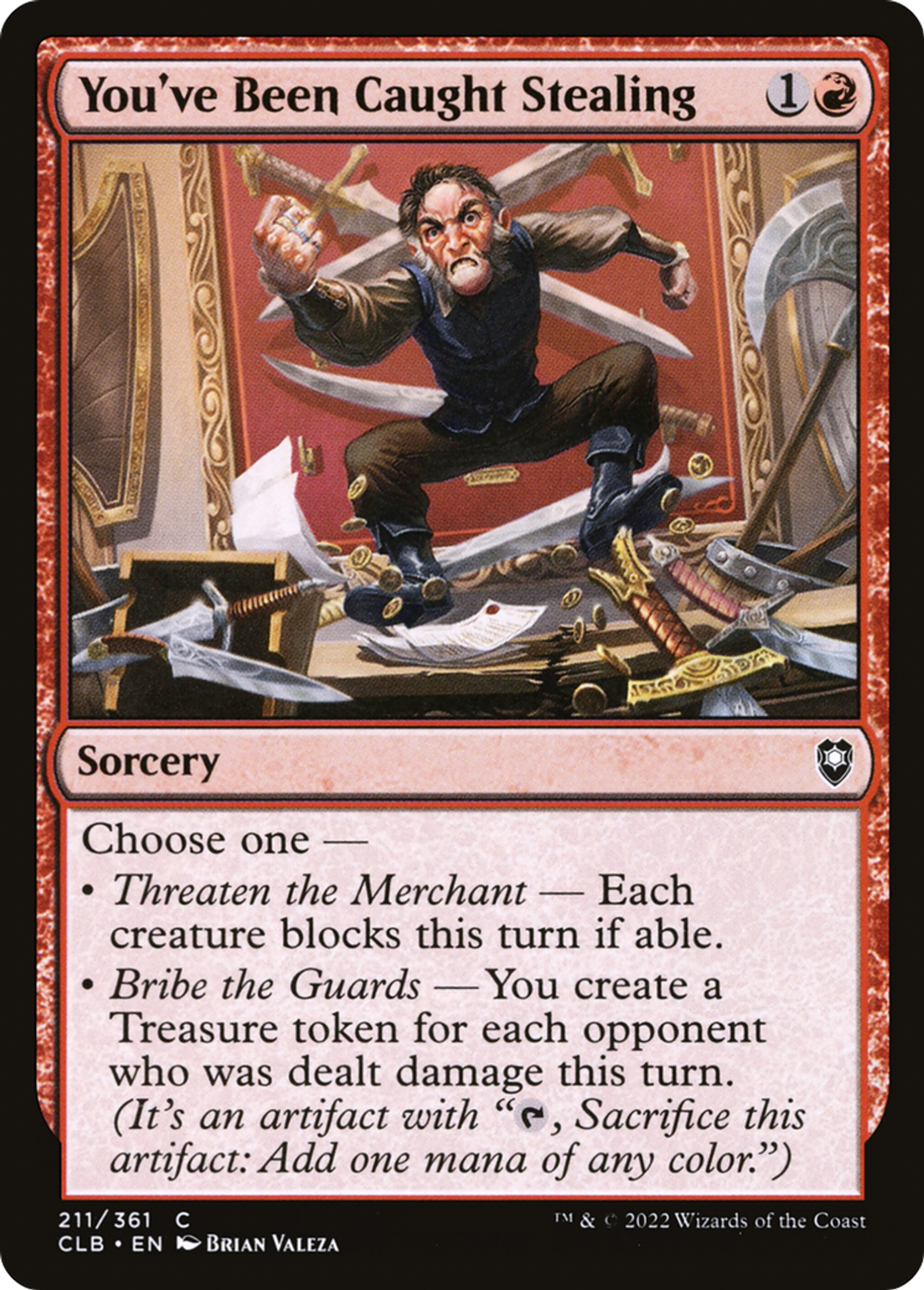 Vous avez été pris en flagrant délit de vol — Commander Legends: Battle for Baldur's Gate — Magic: The Gathering