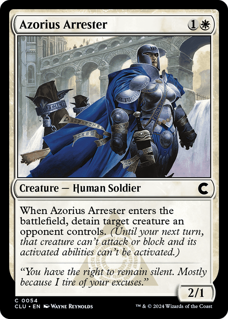 Azorius Arrester — Ravnica: Clue Edition — Magic: The Gathering