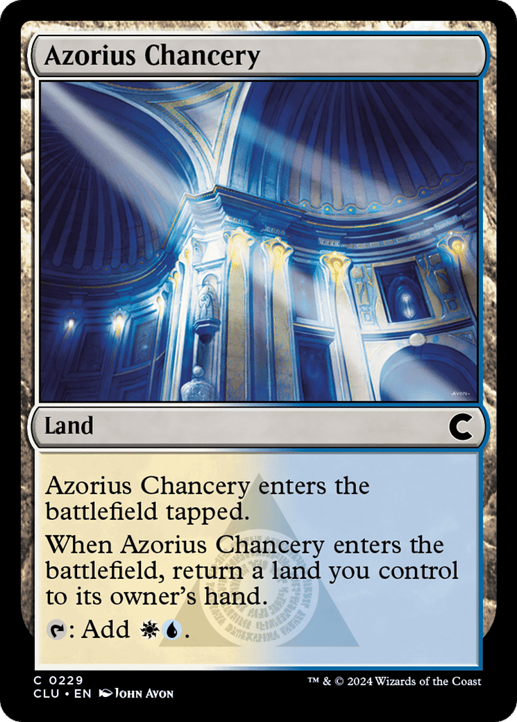 Cour de la chancellerie d'Azorius from Ravnica: Clue Edition - Magic: The Gathering