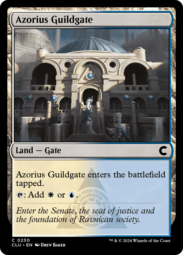 Azorius Guildgate — Ravnica: Clue Edition — Magic: The Gathering