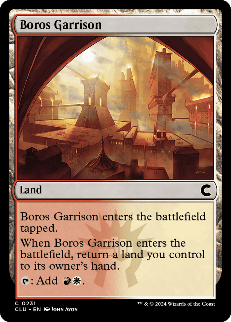 Garnison de Boros — Ravnica: Clue Edition — Magic: The Gathering