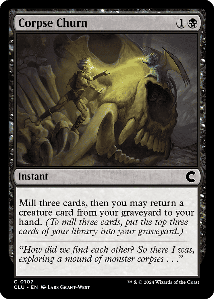 Corpse Churn — Ravnica: Clue Edition — Magic: The Gathering