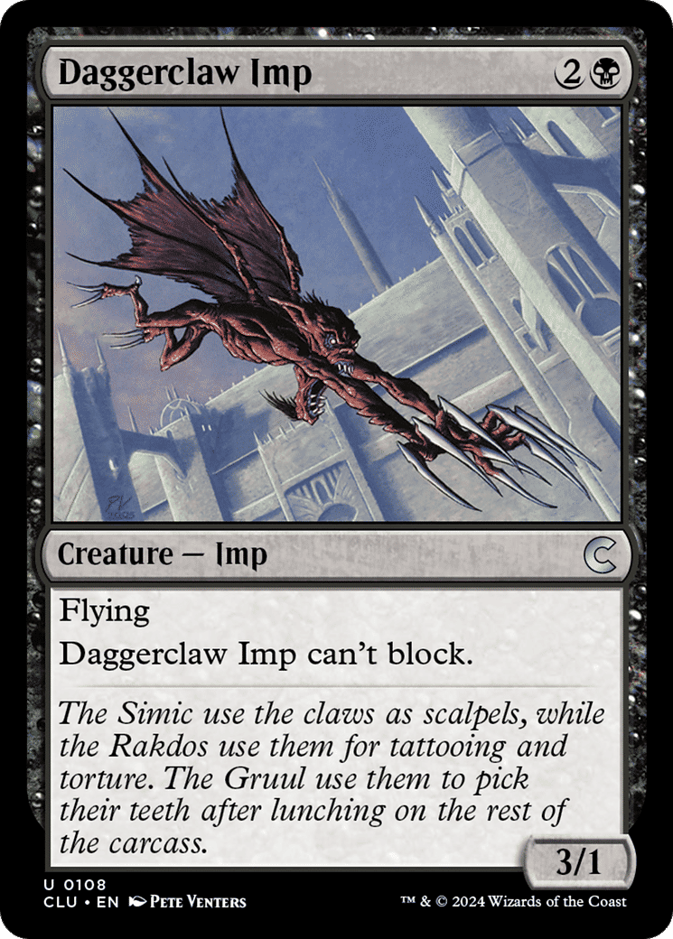 Daggerclaw Imp — Ravnica: Clue Edition — Magic: The Gathering