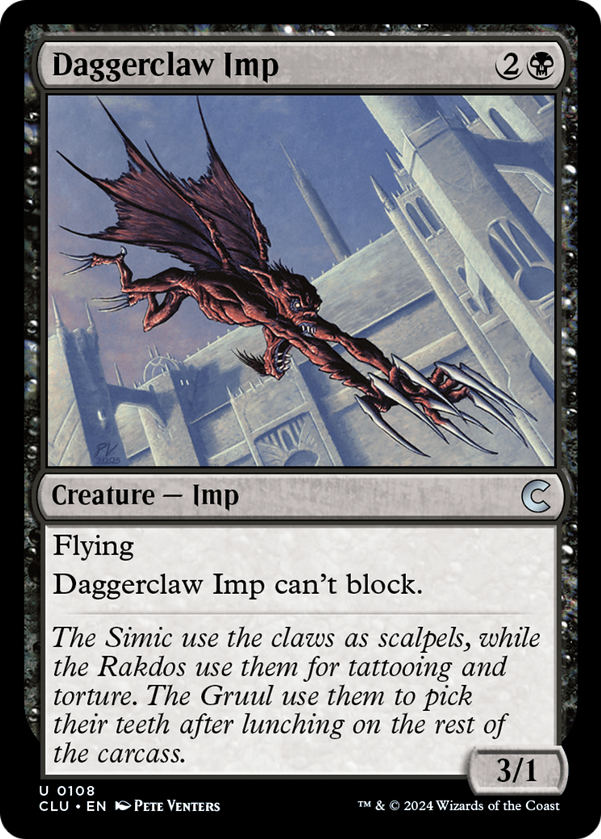Daggerclaw Imp — Ravnica: Clue Edition — Magic: The Gathering