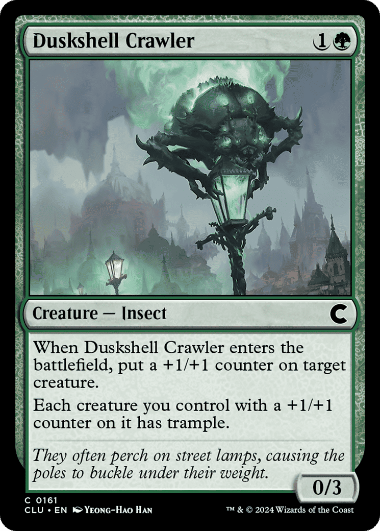 Duskshell Crawler — Ravnica: Clue Edition — Magic: The Gathering