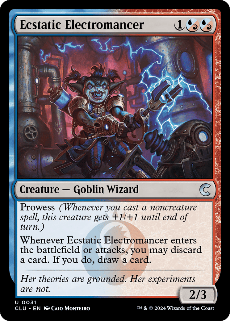 Ecstatic Electromancer — Ravnica: Clue Edition — Magic: The Gathering