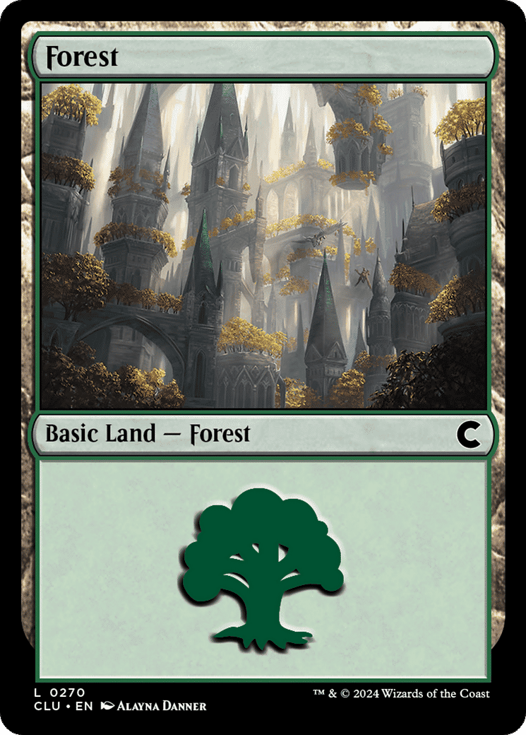 Forest — Ravnica: Clue Edition — Magic: The Gathering