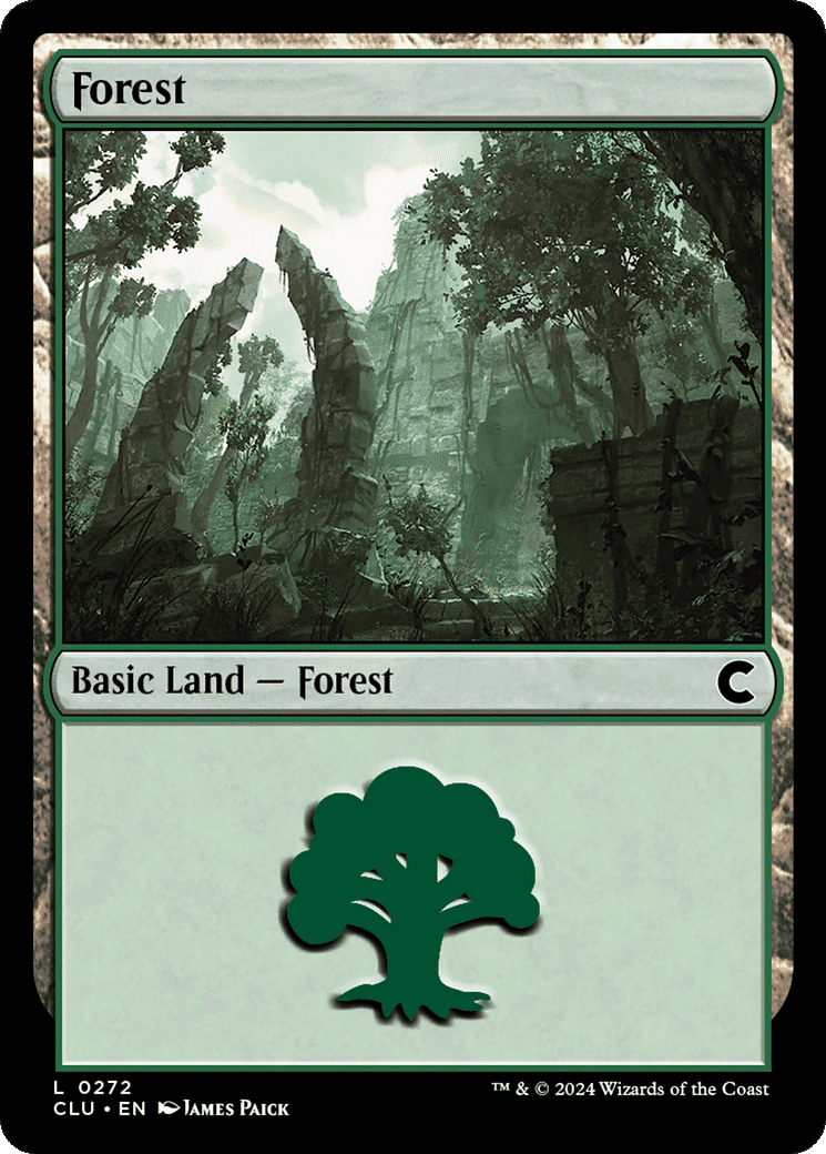 Forest — Ravnica: Clue Edition — Magic: The Gathering