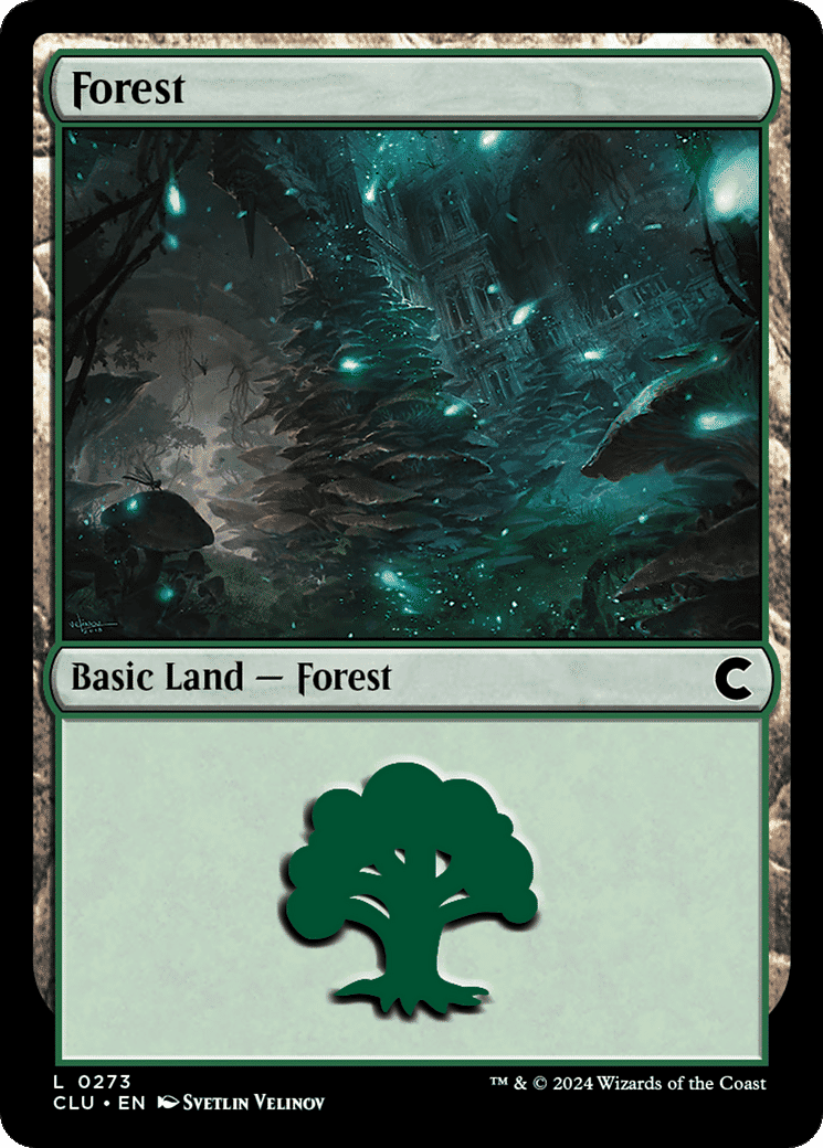 Forest — Ravnica: Clue Edition — Magic: The Gathering