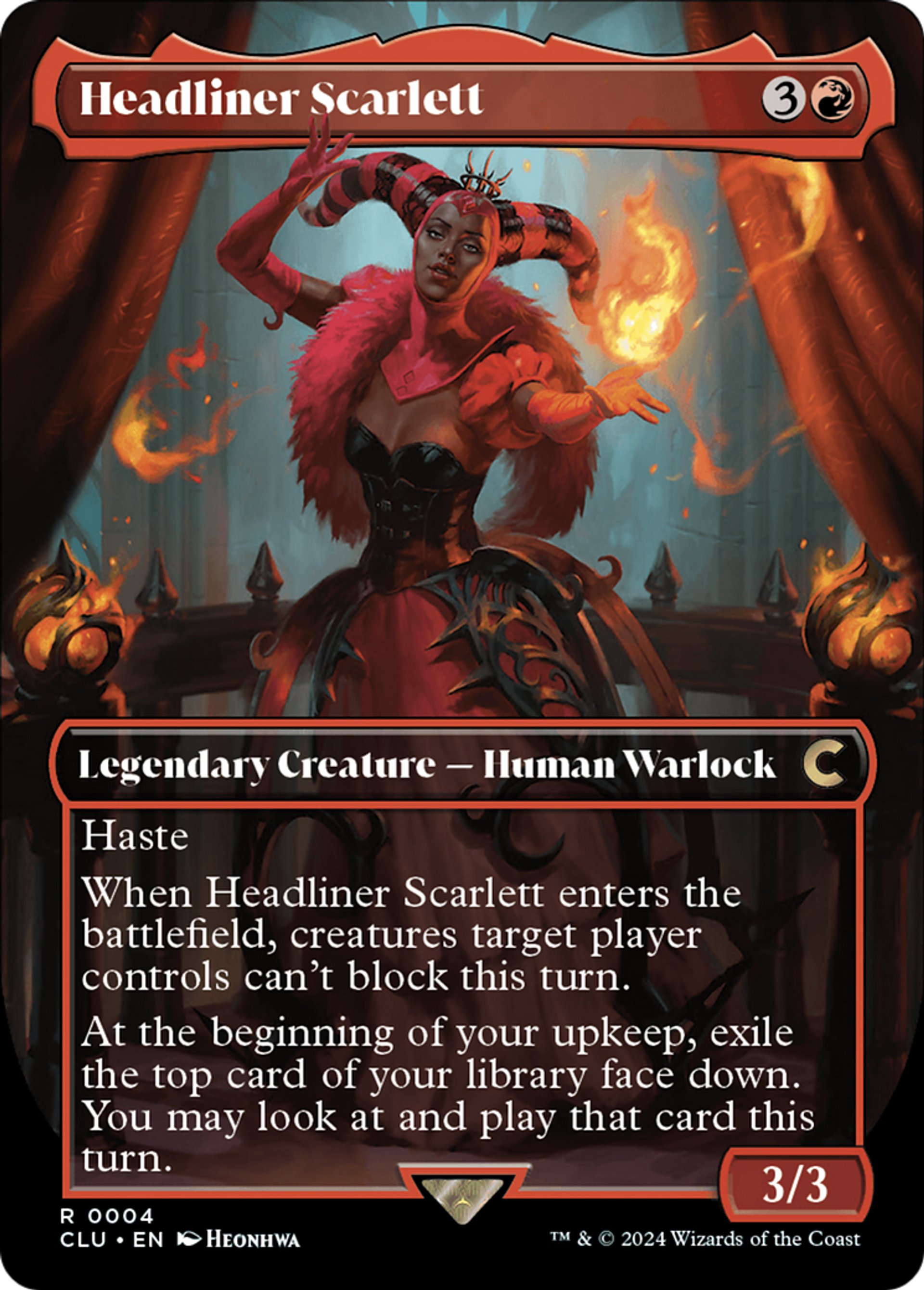 Headliner Scarlett — Ravnica: Clue Edition — Magic: The Gathering
