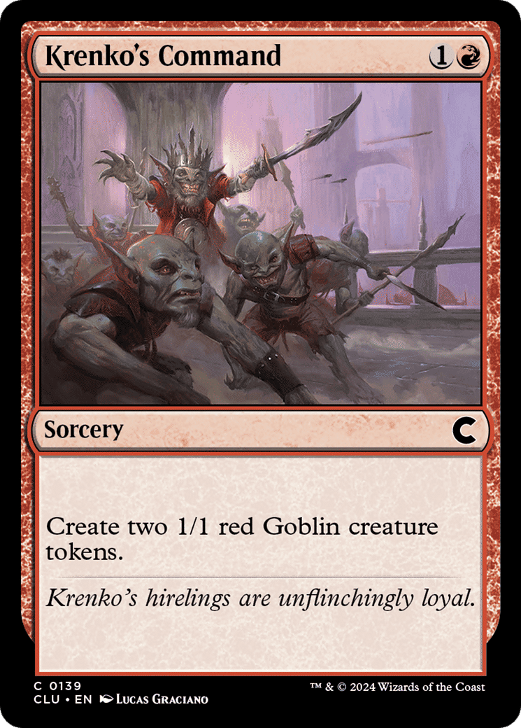 Krenko's Command — Ravnica: Clue Edition — Magic: The Gathering