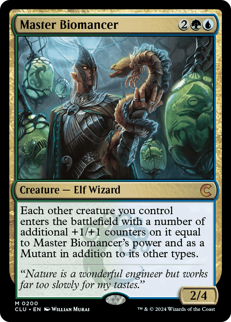 Master Biomancer — Ravnica: Clue Edition — Magic: The Gathering