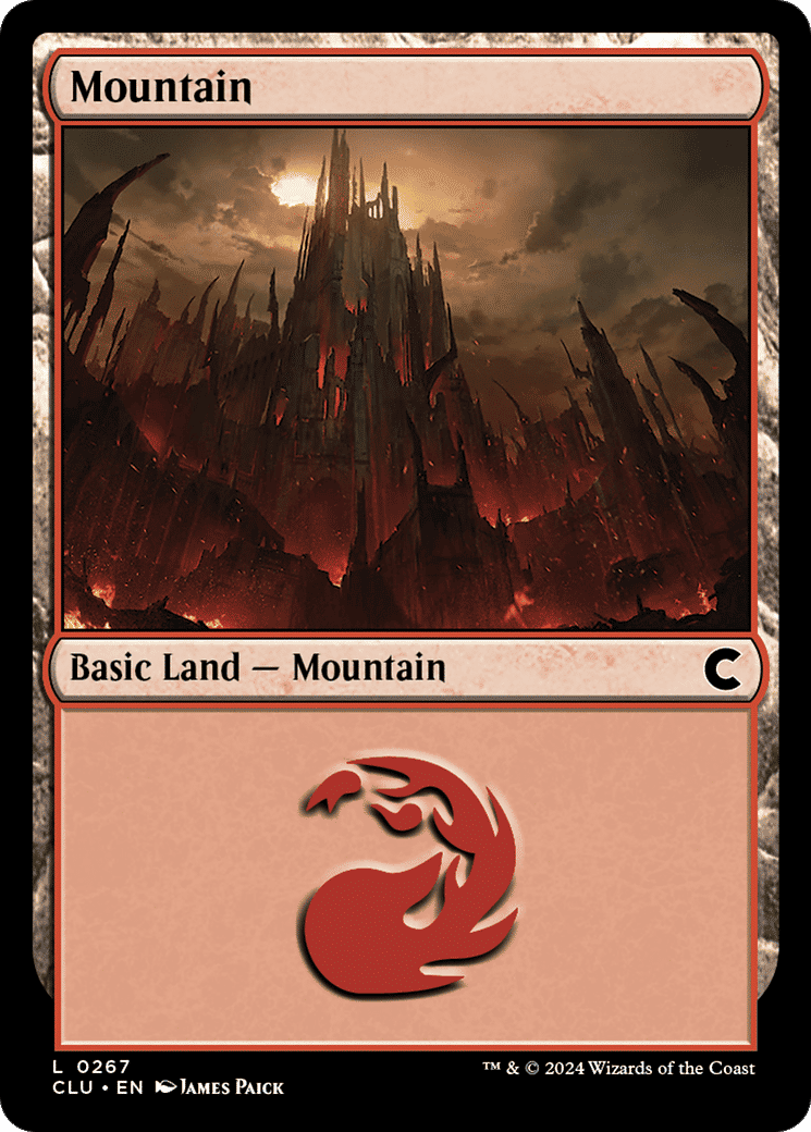 Mountain — Ravnica: Clue Edition — Magic: The Gathering