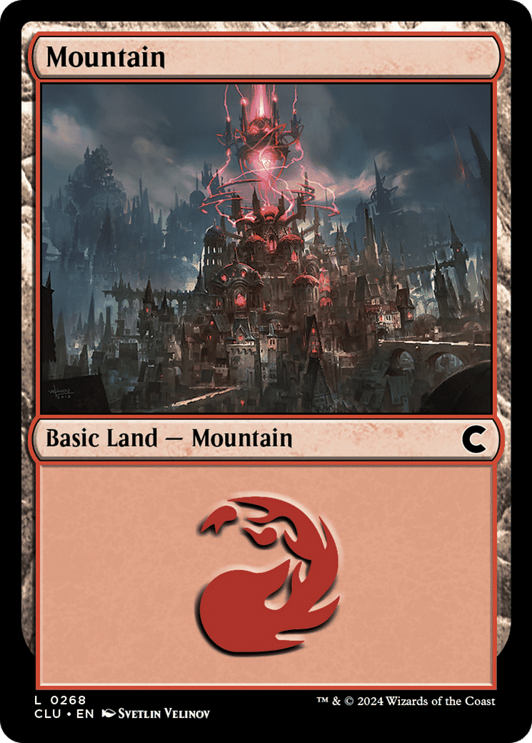 Mountain — Ravnica: Clue Edition — Magic: The Gathering