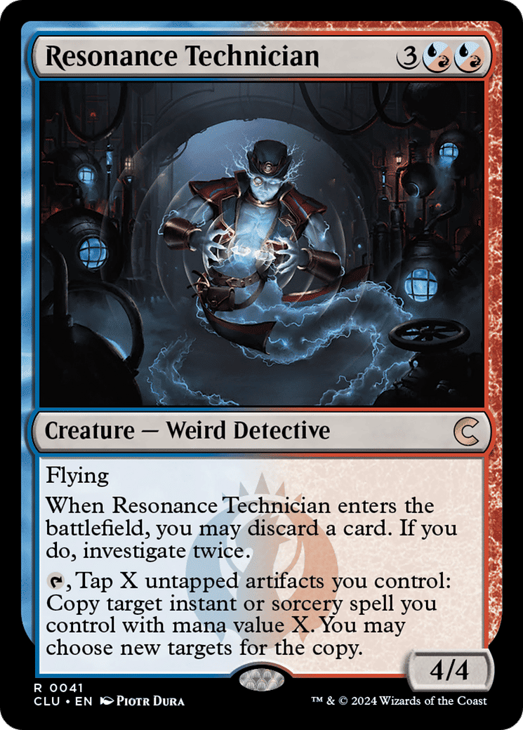Resonance Technician — Ravnica: Clue Edition — Magic: The Gathering