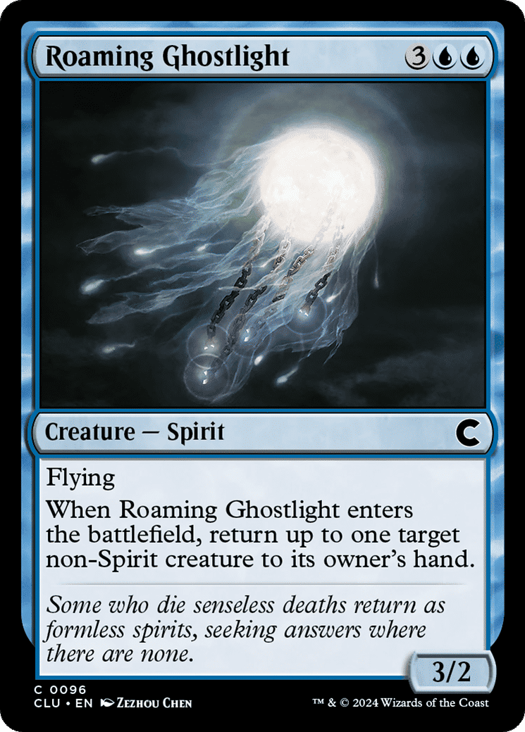 Roaming Ghostlight — Ravnica: Clue Edition — Magic: The Gathering
