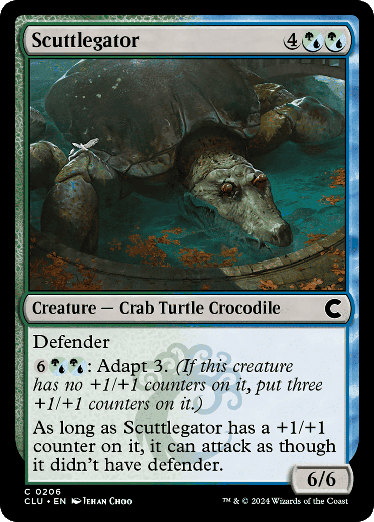 Scuttlegator — Ravnica: Clue Edition — Magic: The Gathering