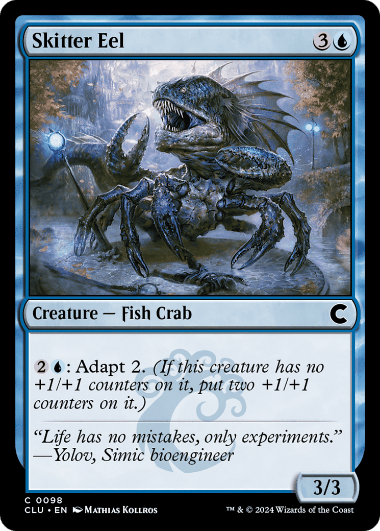 Skitter Eel — Ravnica: Clue Edition — Magic: The Gathering
