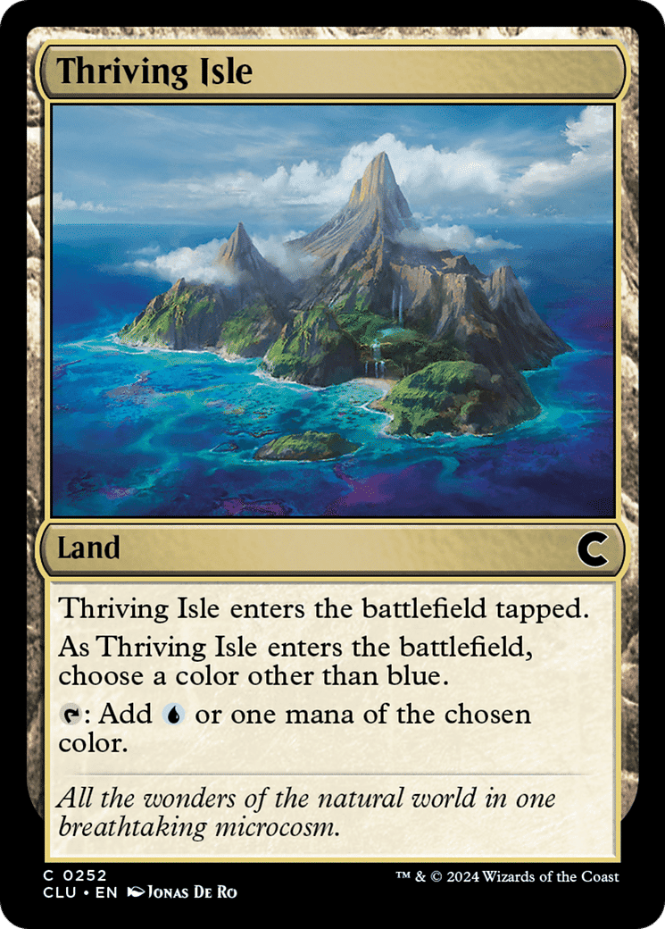 Thriving Isle — Ravnica: Clue Edition — Magic: The Gathering