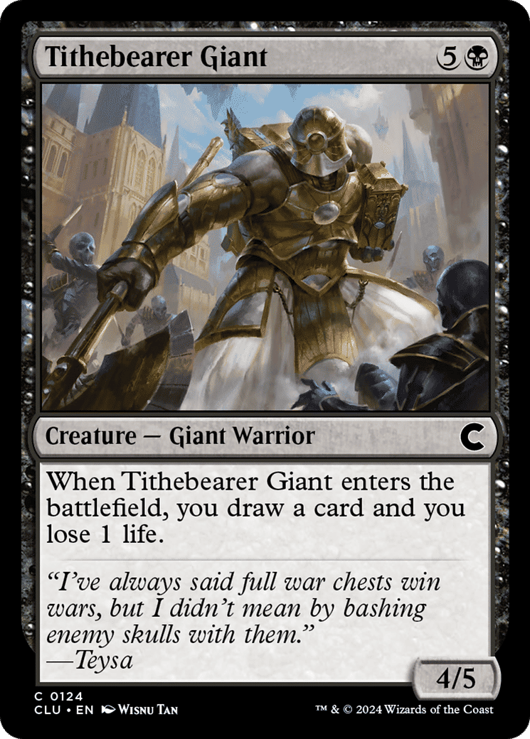 Tithebearer Giant — Ravnica: Clue Edition — Magic: The Gathering