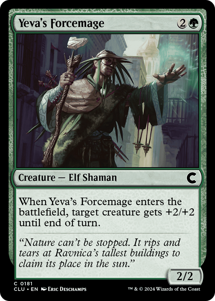 Mageforce de Yeva — Ravnica: Clue Edition — Magic: The Gathering