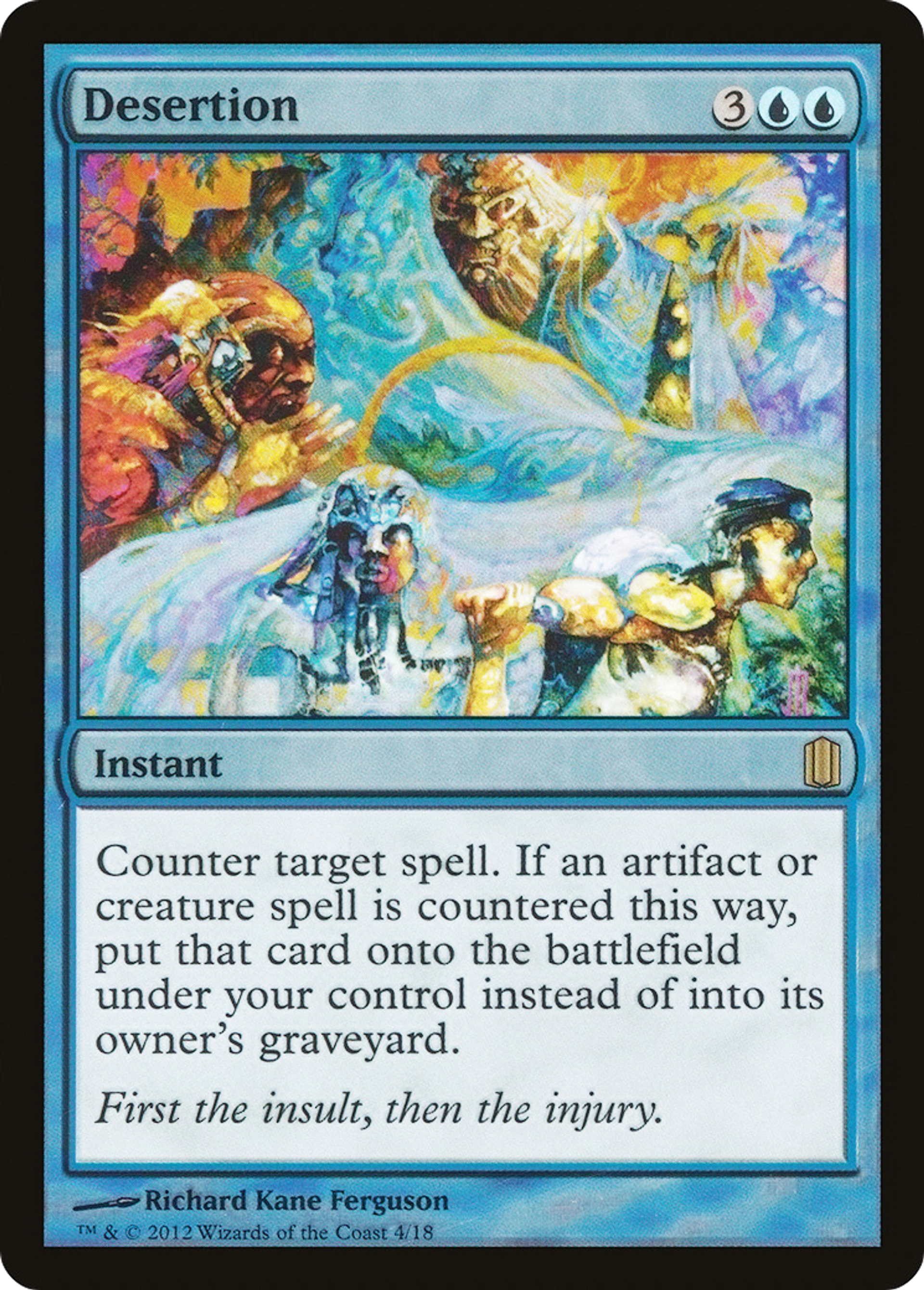 Desertion — Commander's Arsenal — Magic: The Gathering