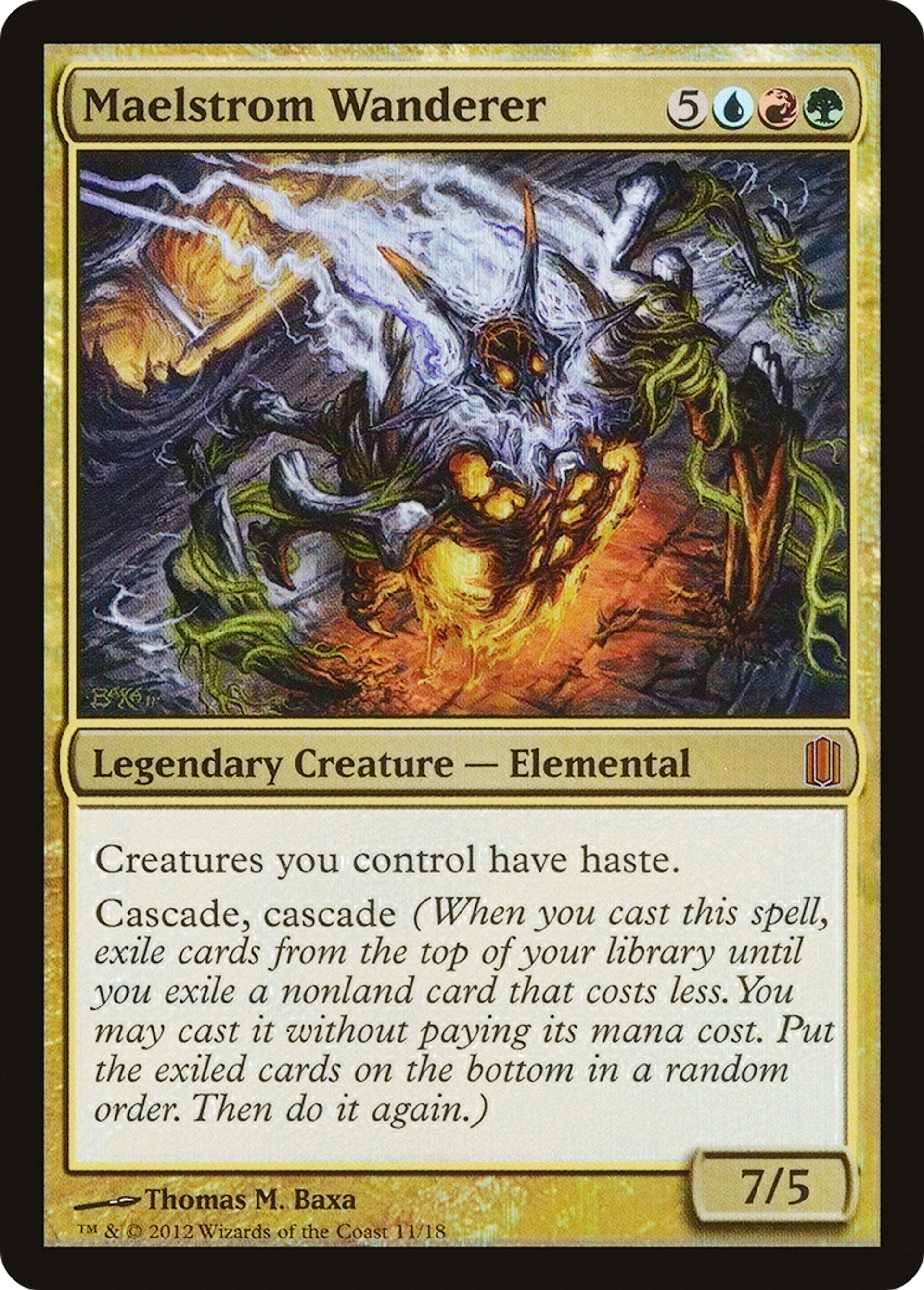 Maelstrom Wanderer — Commander's Arsenal — Magic: The Gathering