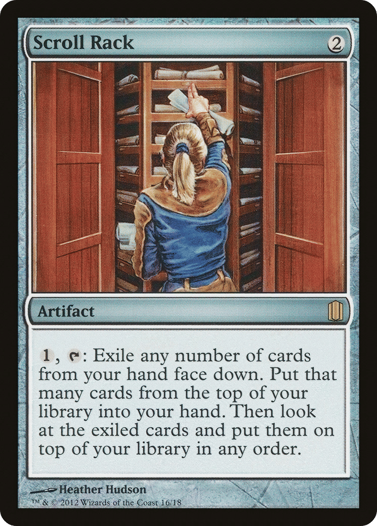 Scroll Rack — Commander's Arsenal — Magic: The Gathering