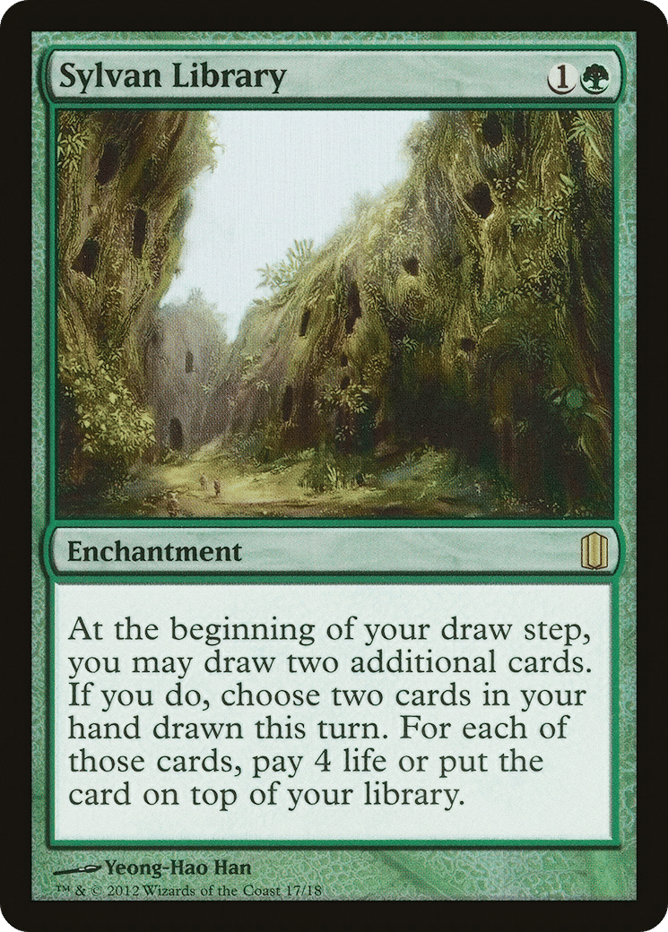 Sylvan Library — Commander's Arsenal — Magic: The Gathering