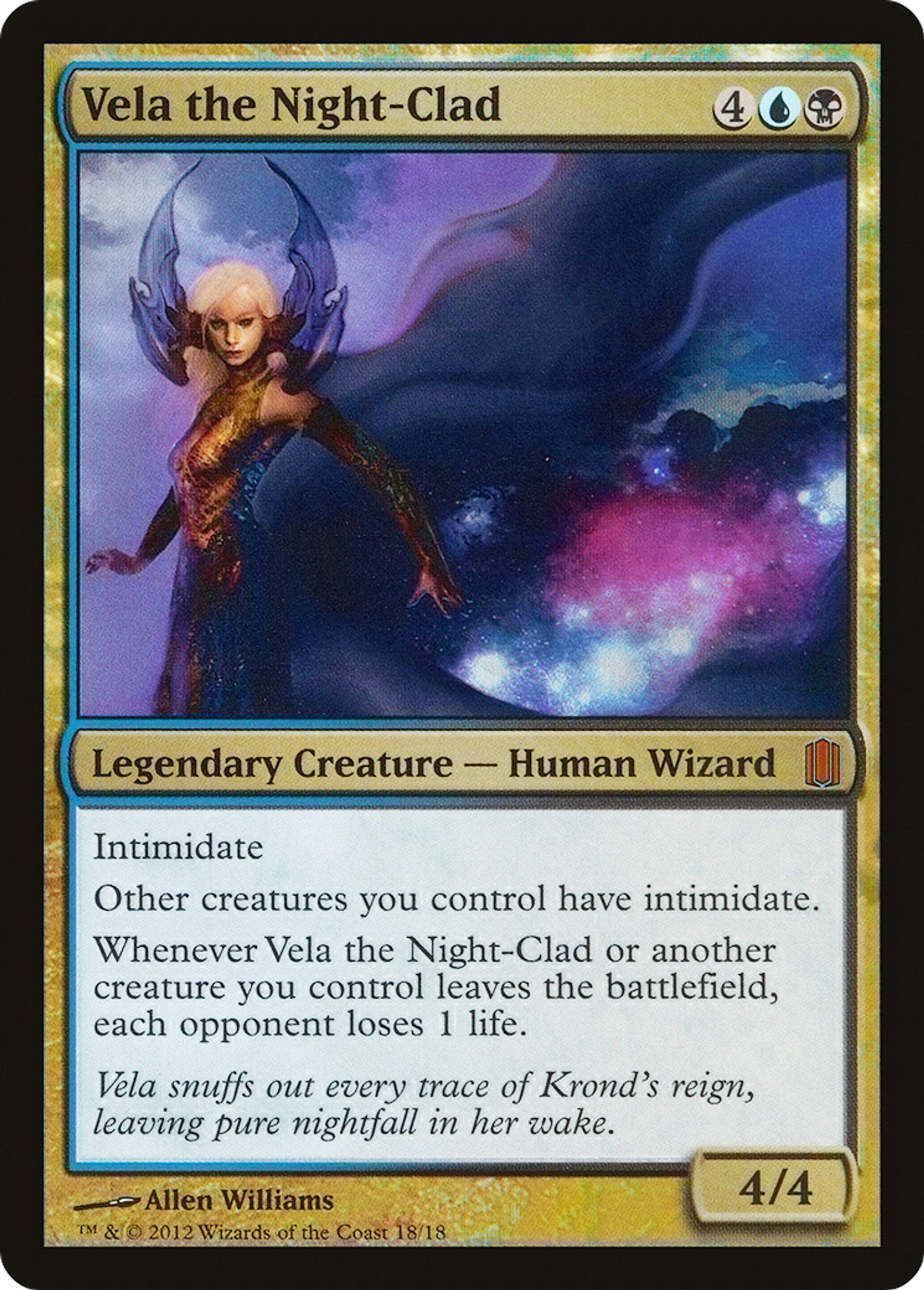 Vela the Night-Clad — Commander's Arsenal — Magic: The Gathering