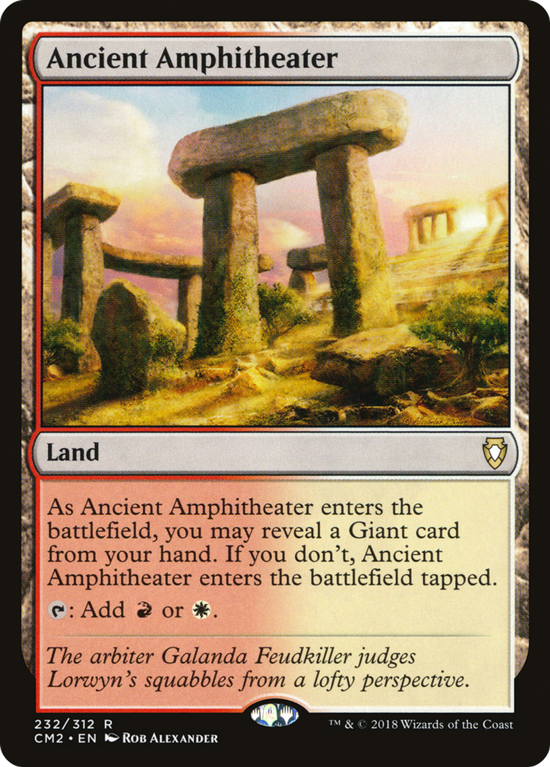 Ancient Amphitheater — Commander Anthology Volume II — Magic: The Gathering