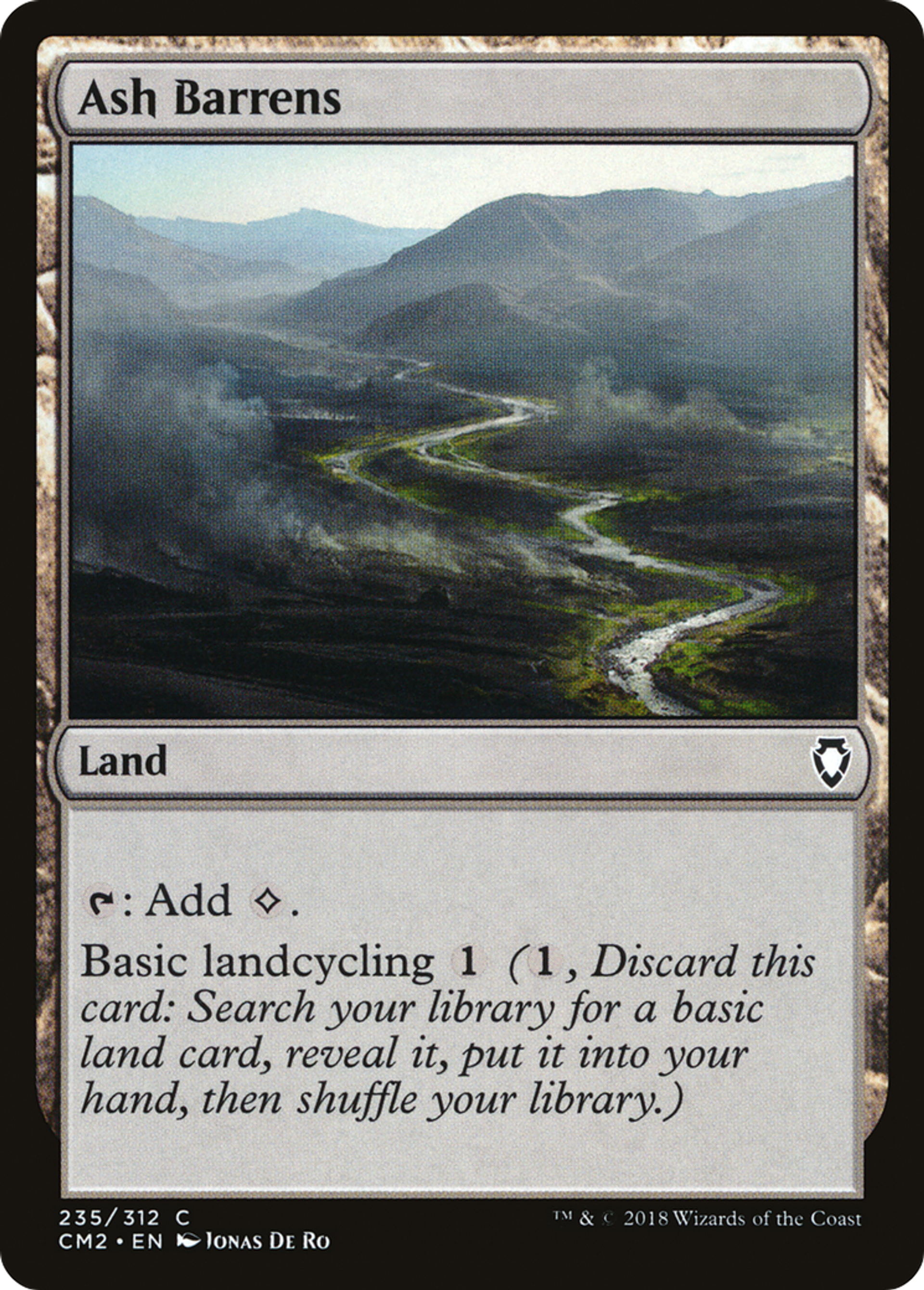 Ash Barrens — Commander Anthology Volume II — Magic: The Gathering