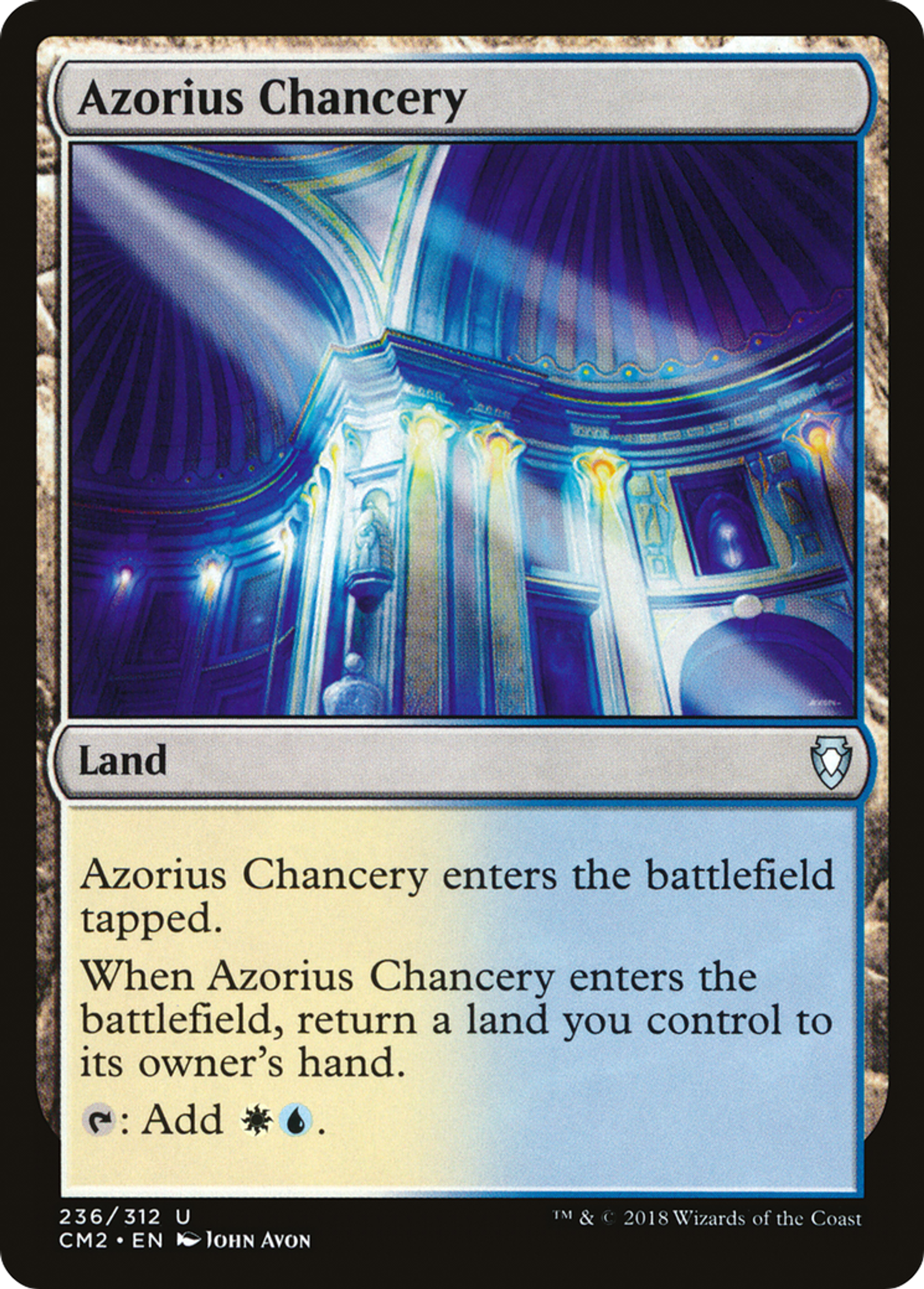 Azorius Chancery — Commander Anthology Volume II — Magic: The Gathering