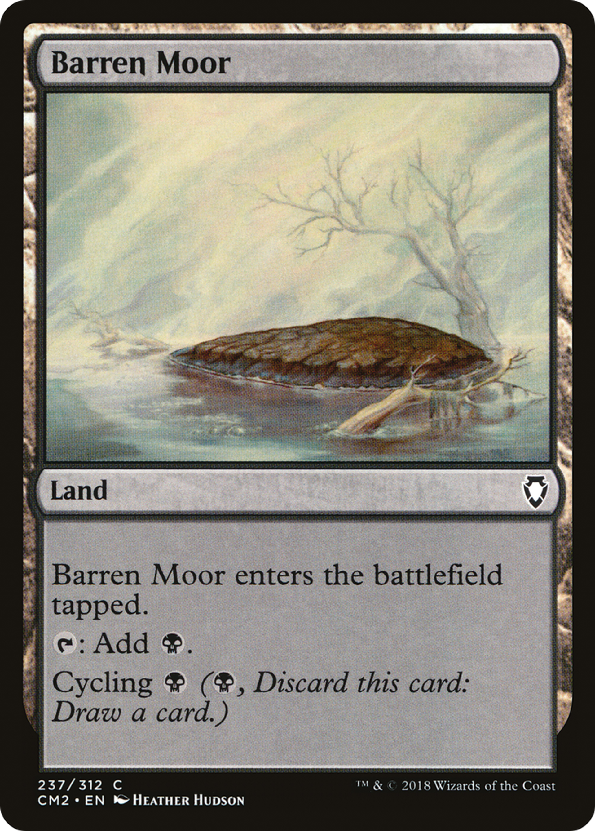 Barren Moor — Commander Anthology Volume II — Magic: The Gathering