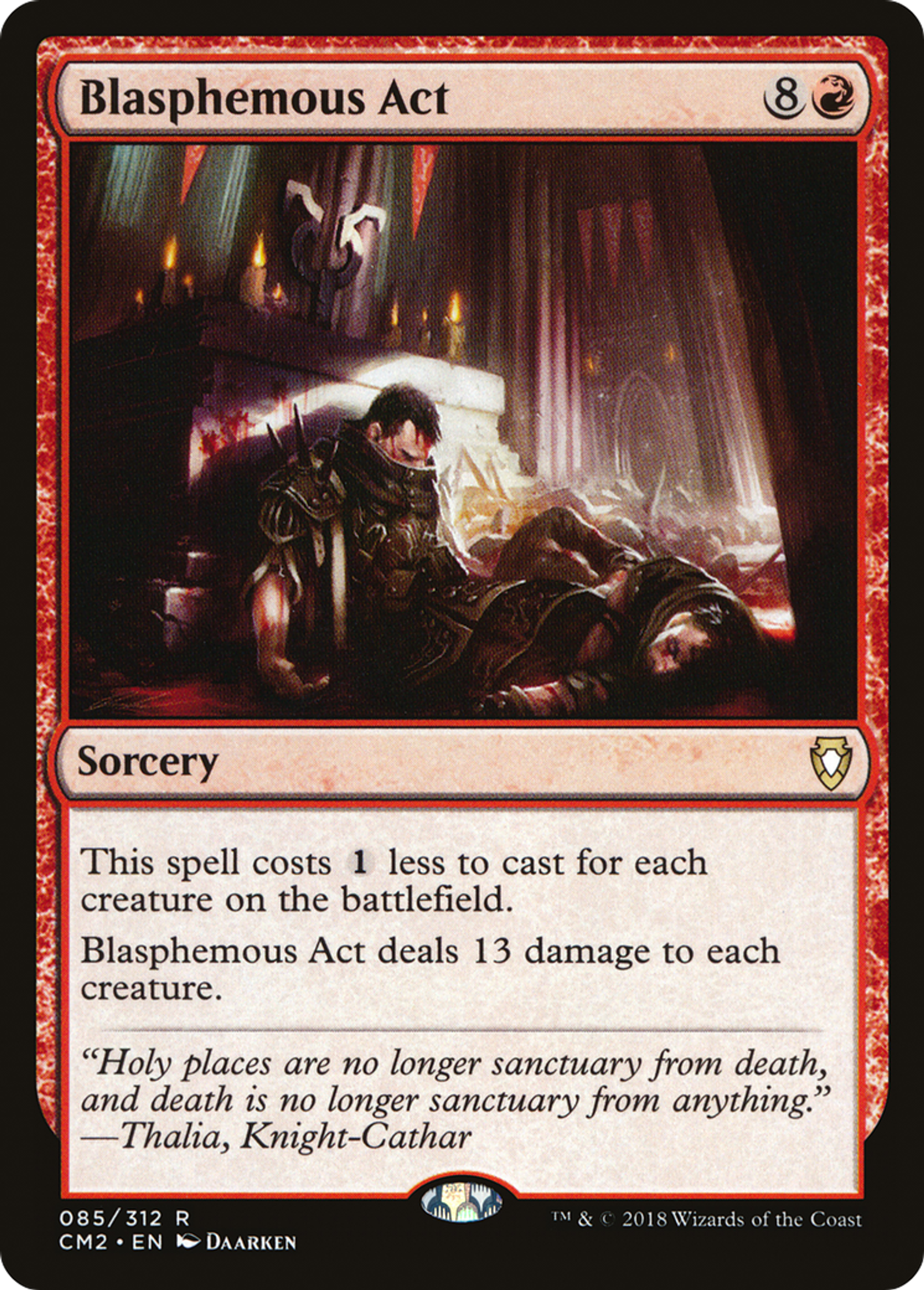 Blasphemous Act — Commander Anthology Volume II — Magic: The Gathering
