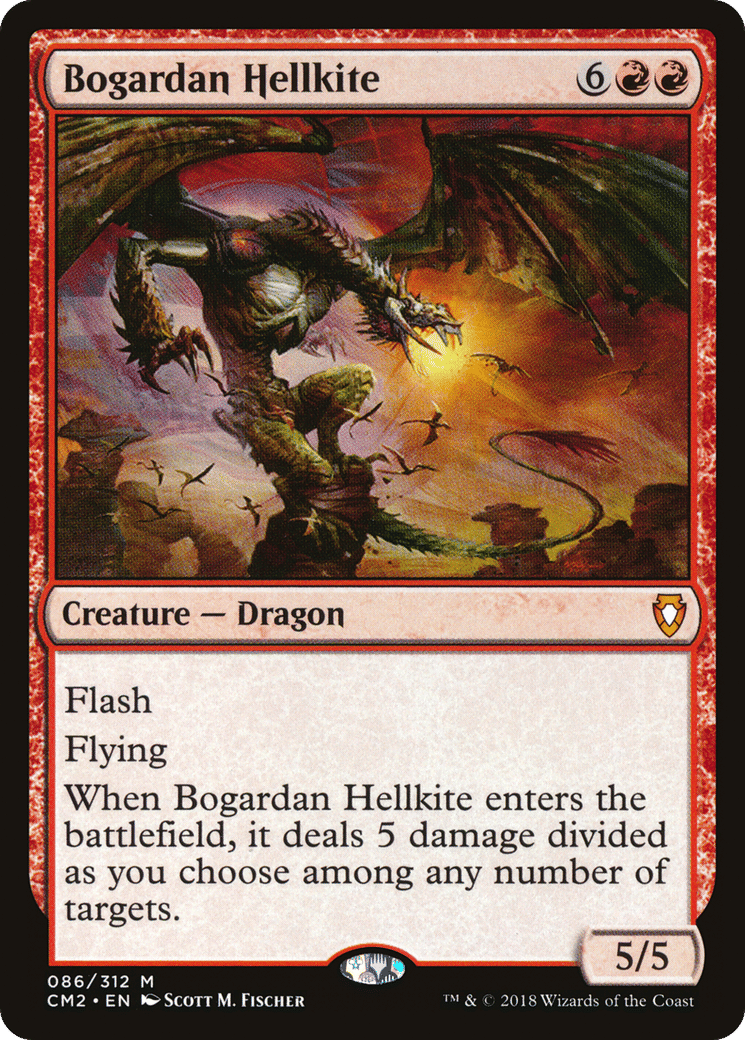 Bogardan Hellkite — Commander Anthology Volume II — Magic: The Gathering