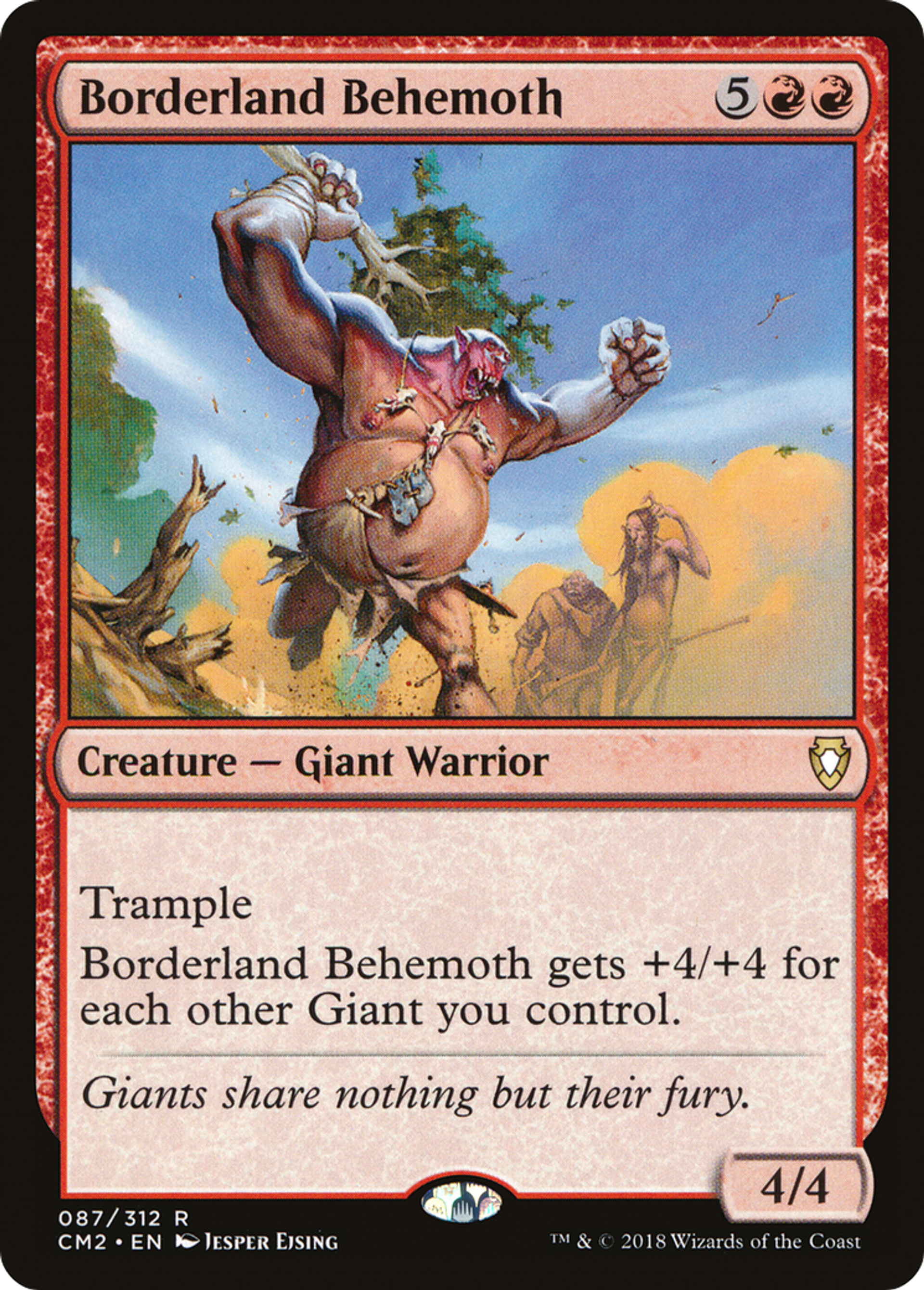 Borderland Behemoth — Commander Anthology Volume II — Magic: The Gathering
