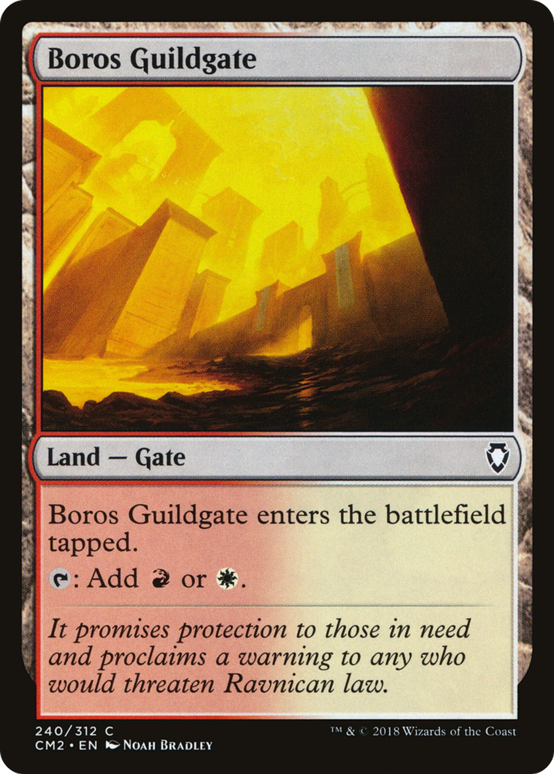 Boros Guildgate — Commander Anthology Volume II — Magic: The Gathering