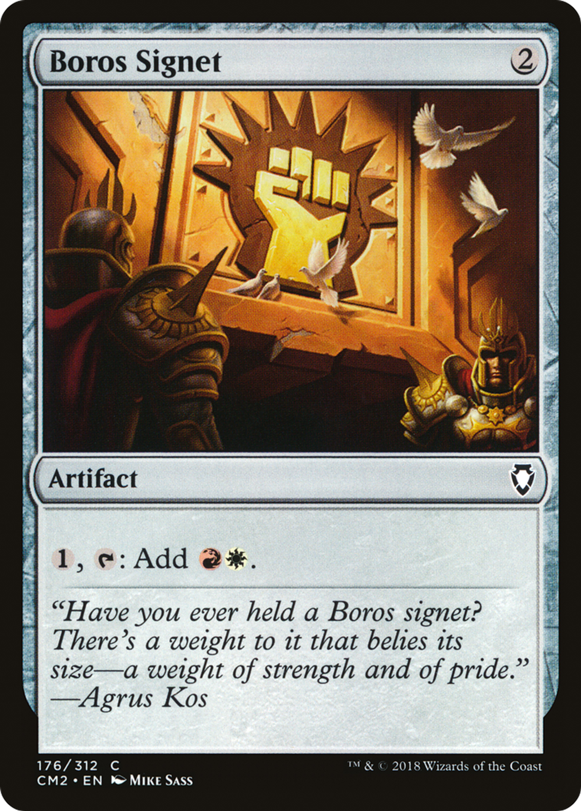 Cachet de Boros — Commander Anthology Volume II — Magic: The Gathering