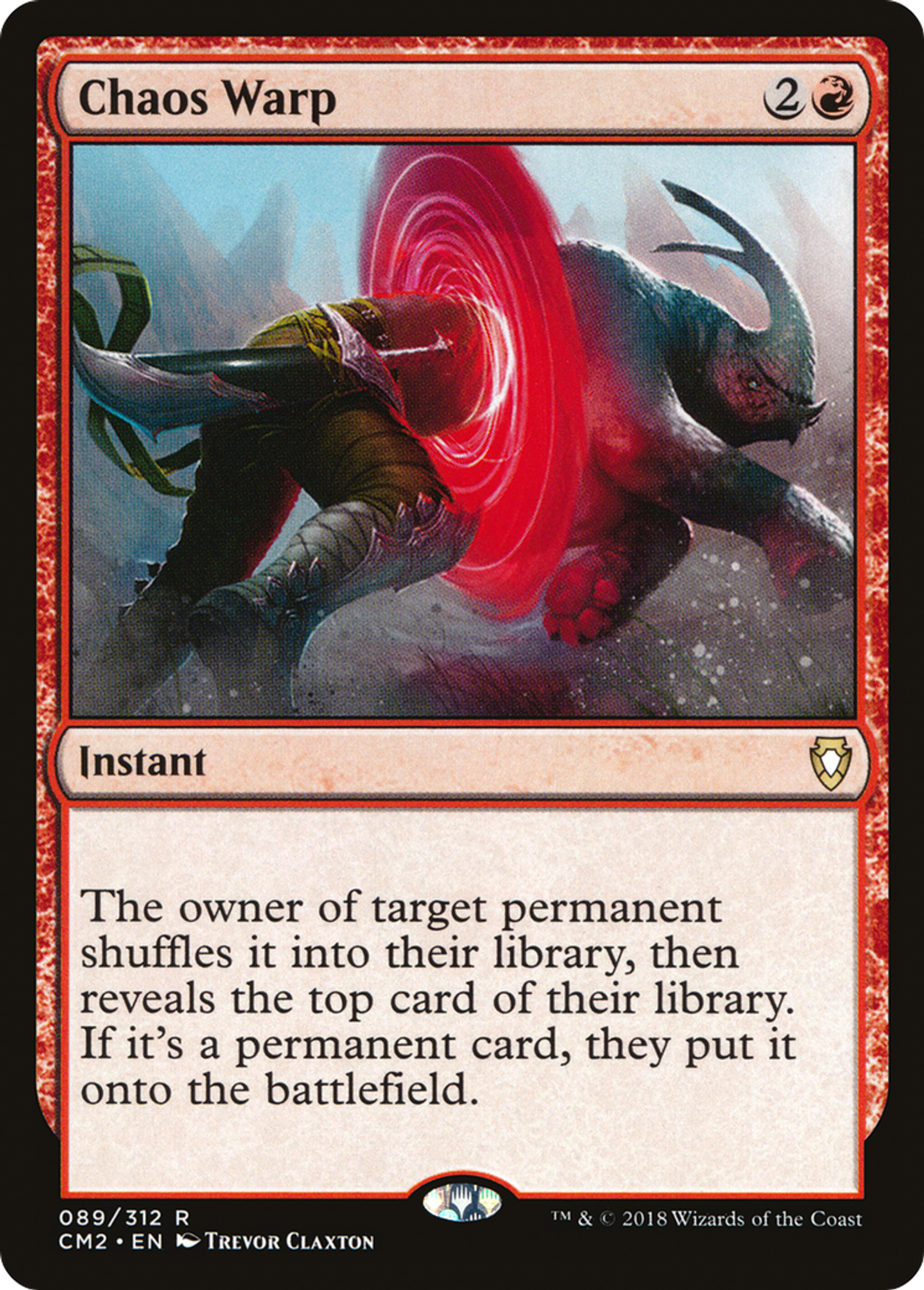 Chaos Warp — Commander Anthology Volume II — Magic: The Gathering
