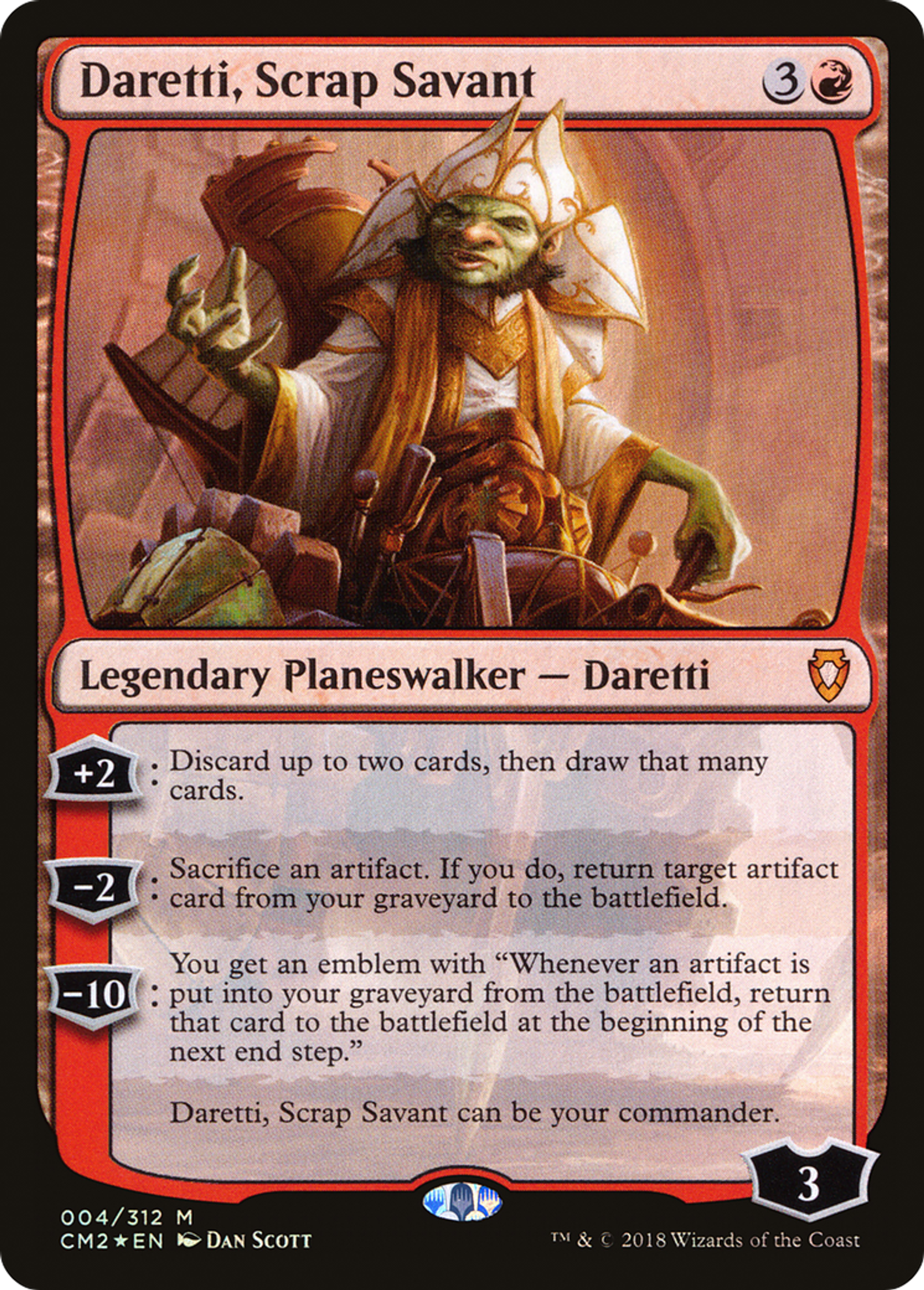 Daretti, Scrap Savant — Commander Anthology Volume II — Magic: The Gathering