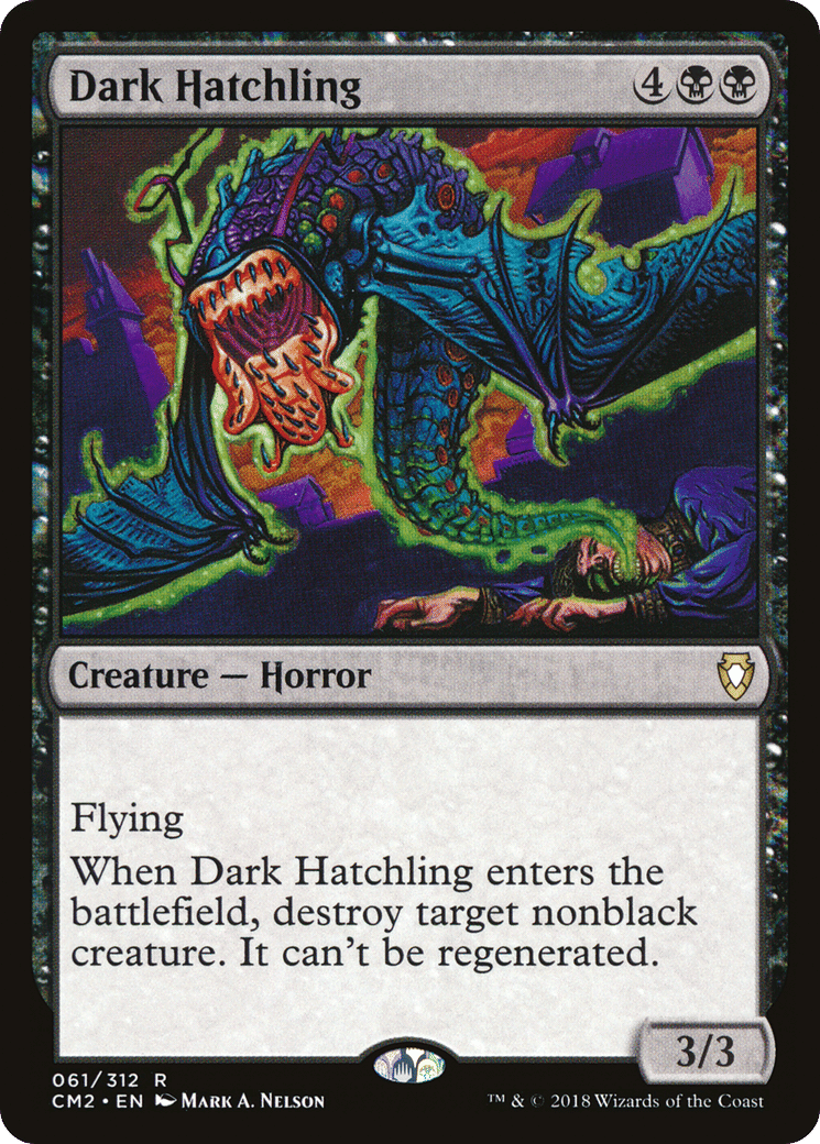 Dark Hatchling — Commander Anthology Volume II — Magic: The Gathering