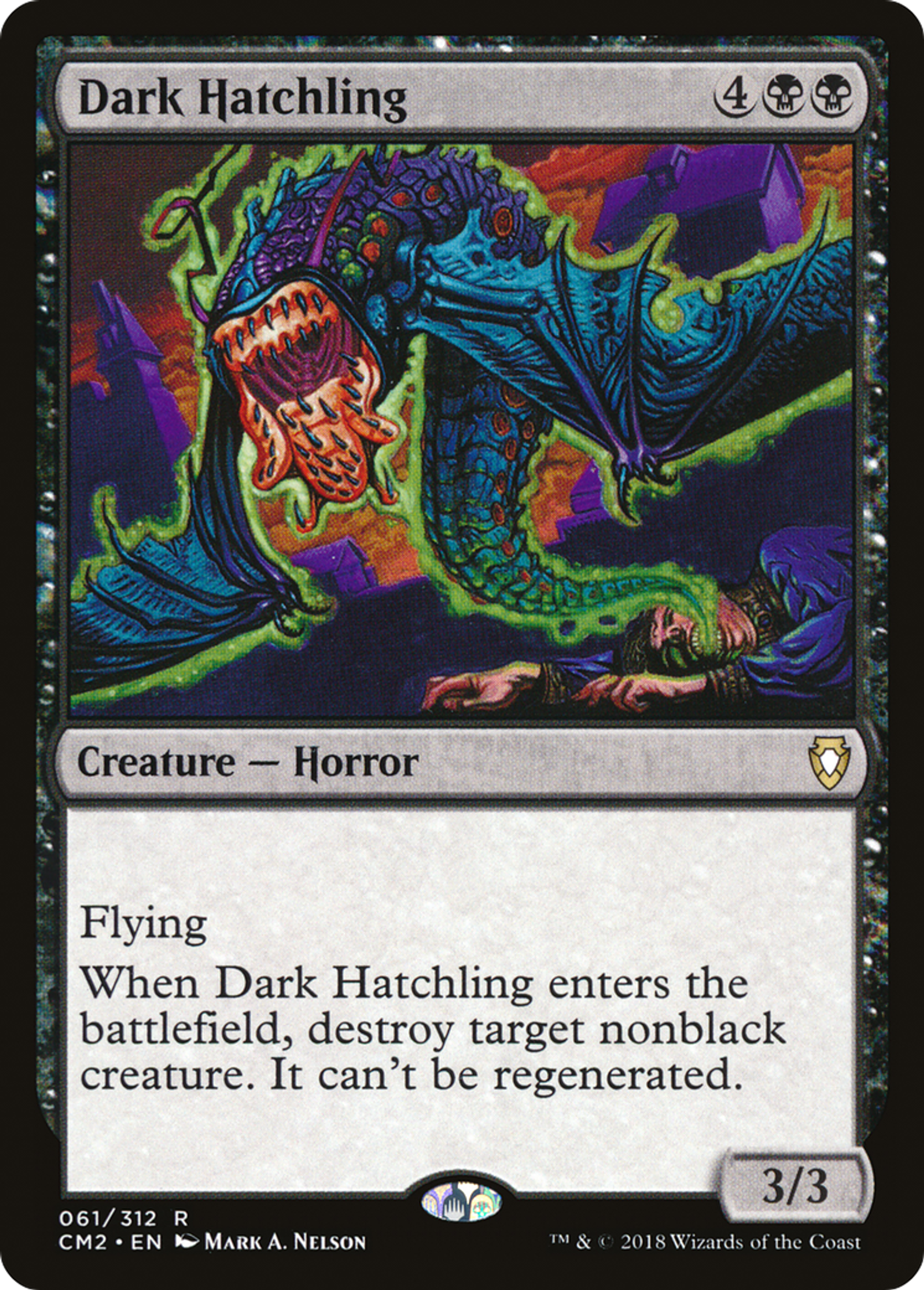 Dark Hatchling — Commander Anthology Volume II — Magic: The Gathering