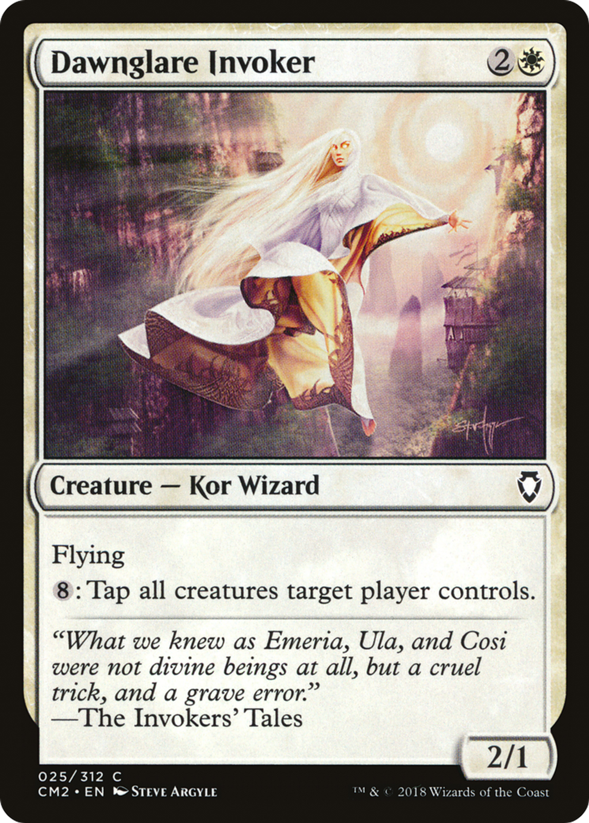 Dawnglare Invoker — Commander Anthology Volume II — Magic: The Gathering