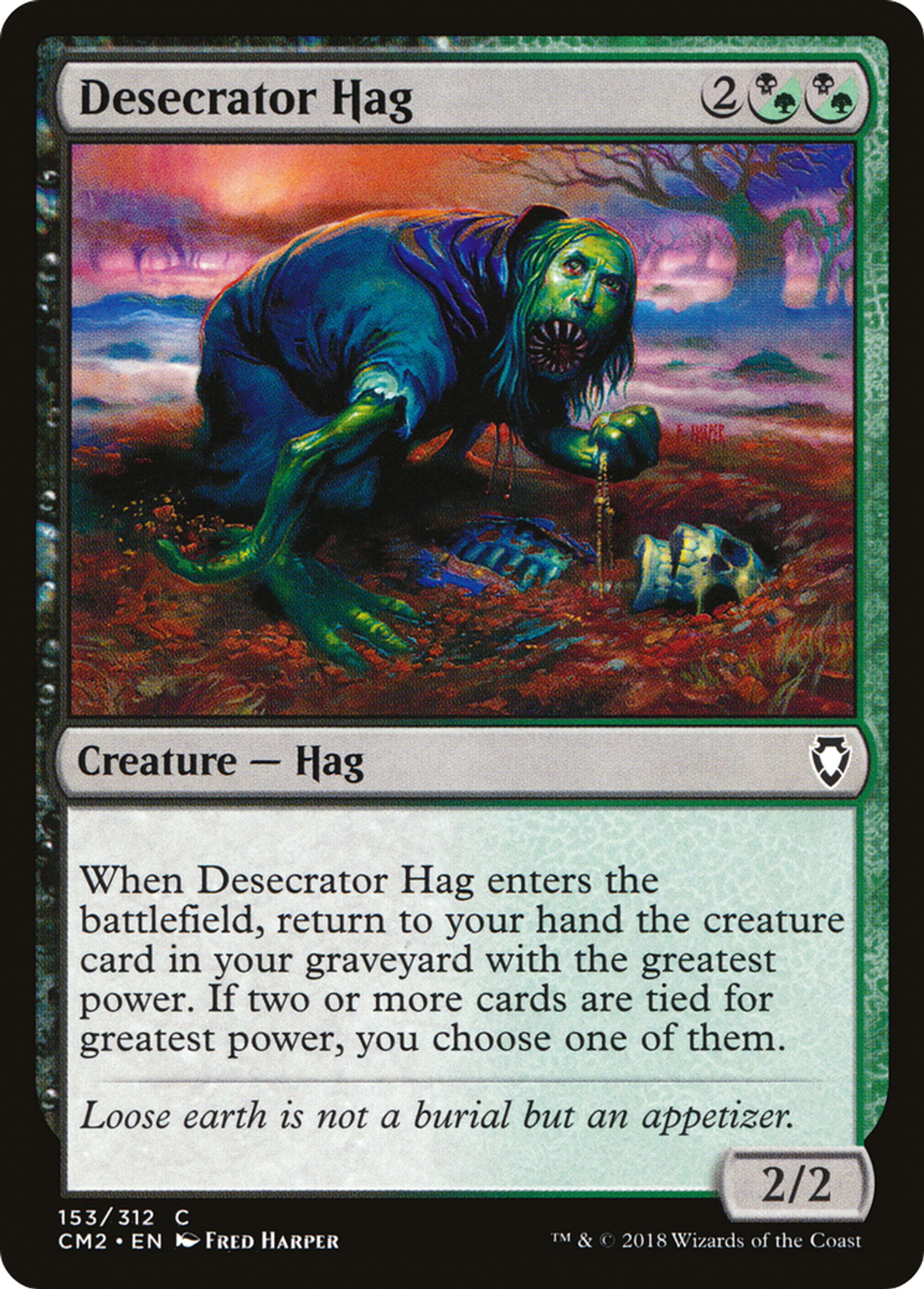Desecrator Hag — Commander Anthology Volume II — Magic: The Gathering