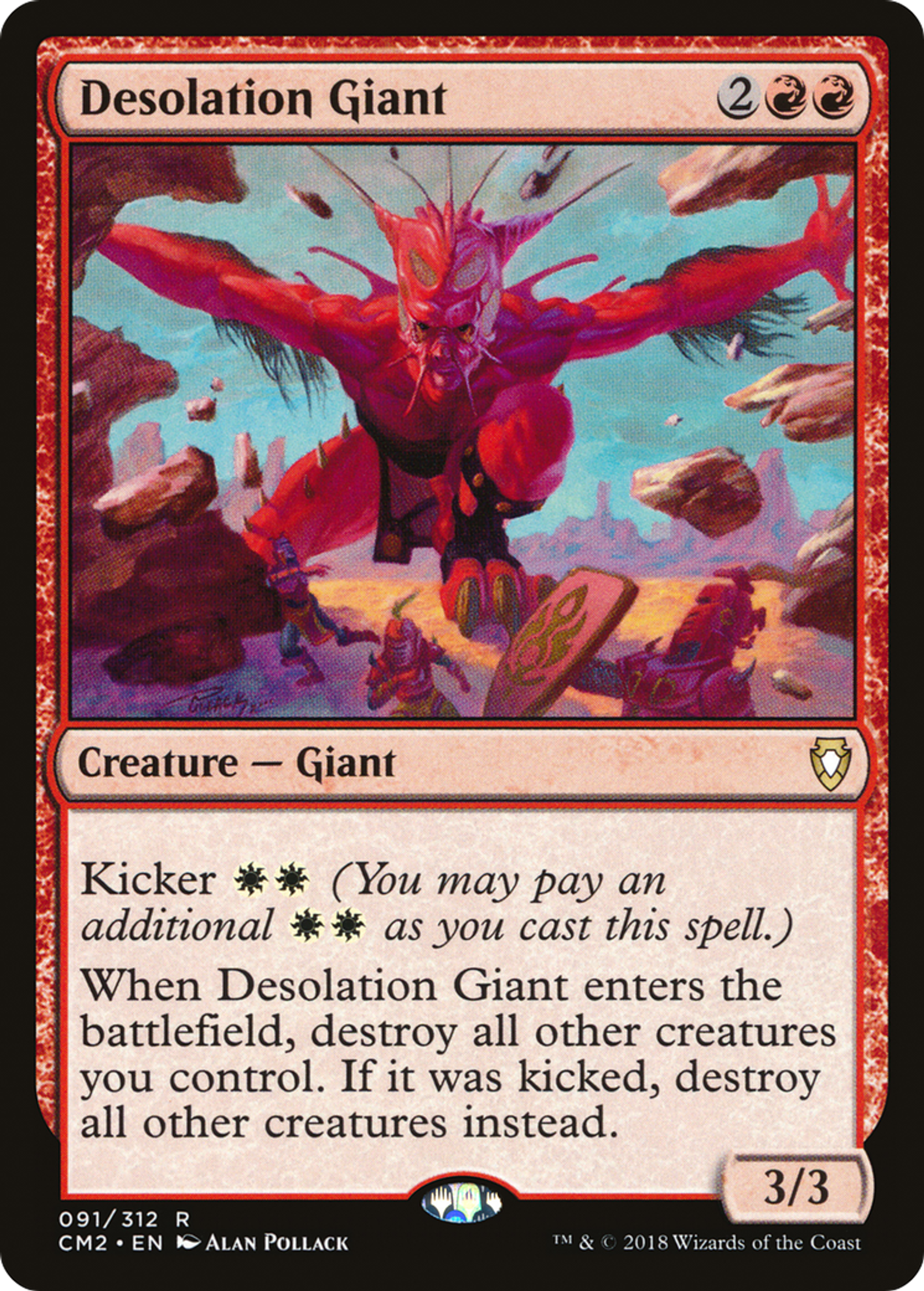 Desolation Giant — Commander Anthology Volume II — Magic: The Gathering